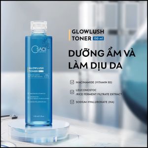 Nước cân bằng da và phục hồi hệ vi sinh da GlowLush Toner 150ml