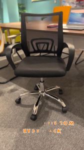 Informa G Zaki Kursi Kantor Sandaran Rendah - Hitam