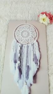 Hiasan Dinding Gambar Macrame Pajangan Ruang Tamu Dekorasi Kamar Tidur Poster Kayu Tema Etnik