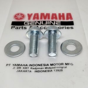 2pcs Baut 14 M10x25 Baut Pengganti Brekt Kaliper Cakram Yamaha Mio Smile/Mio Sporty/Nmax Old/Nmax New dll Universal