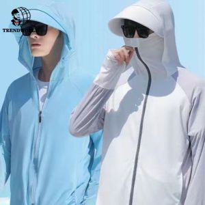 Summer Ice Silk Sun Protection Clothing for Men 2023 New UV Protection Breathable Sun Protection Clothing Outdoor Fishing Coat