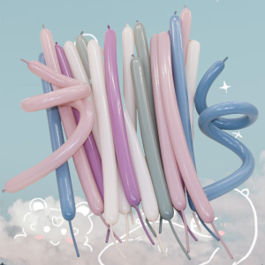 Twilight Pink Green Purple Thickened Magic Balloon 260 Long Strip Balloon DIY Weaving Festival Supplies Gift Decoration