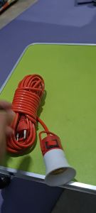 G565 ORIGINAL SAMBUNGAN LAMPU 10 METER SAKLAR KAP EXTENSION FITING E27 COLOK COLOKAN LAMP LED BOHLAM