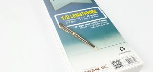 Mica Quiz Pad – 1/2 Lengthwise pad paper 1 2 lengthwise paper pads for school and office HIGH QUALITY