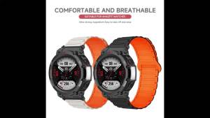 Magnetic Soft Silicone Strap For Huami for Amazfit T-rex/T Rex Pro Watch Band Bracelet For Amazfit Trex 2/3 Replacement Strap