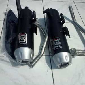 KNALPOT RACING COPY TZM NEW STD FULL SET SIAP PAKE UJTUK ALL MOTOR MATIK HONDA YANAHA DAN SUZUKI MIO BEAT SCOOPY VARIO GENIO FINO SOUL NEX SPACY