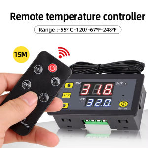 ZFX-W1608 Temperature Controller DC12V Digital Thermostat Remote Control Microcomputer Freezer Temp Controller with NTC Sensor