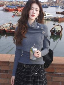 SHANGSHA | Atmospheric Style Knitted Sweater