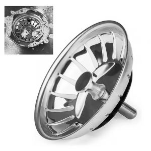 Polocat 1PC Stainless Steel Kitchen Sink Male Waste Filter Basket Filter for Drain Drains Bathroom Sink Bathtub Accessories#1