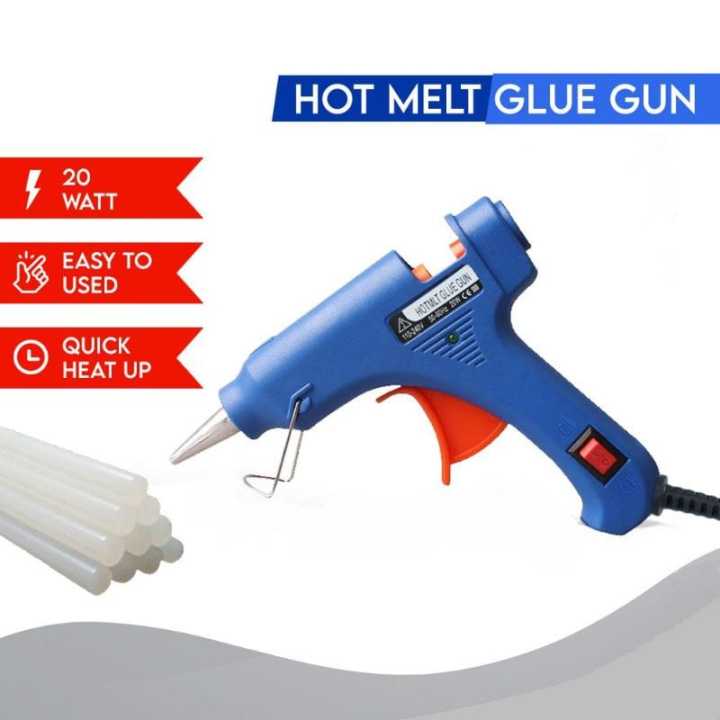 Alat Pistol Lem Tembak Hot Melt Glue Gun