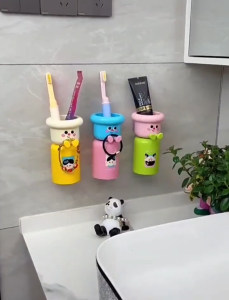 BabyShop-C1337 Tempat Sikat Gigi Tempel Magnet Karakter Anak Lucu / Magnetic Toothbrush Holder