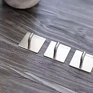 304 สแตนเลสตะขอแขวนผนังห้องครัวตะขอเก็บตะขอลำต้นตะขอเหนียวป้องกันการกัดกร่อนทนทานป้องกันสนิม