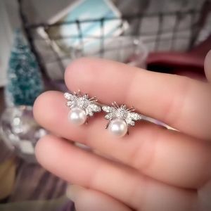 Huitan Delicate Bee Earrings Women for Wedding Engagement Good Quality Ear Accessories Dance Party Funny Earrings Trendy Jewelry