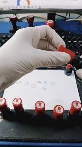 Stempel Nama & No HP/WA Bulat Ukuran 1.7 cm