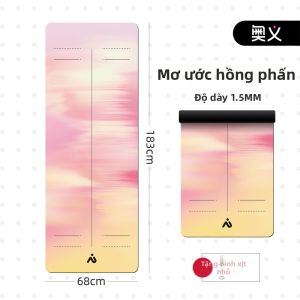 AOYI | Thảm Yoga Da Nhám Chống Trượt Gấp Đôi