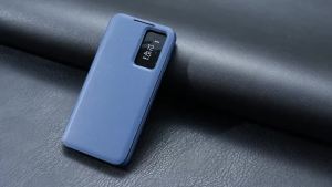 Luxury High Quality S-View Flip Smart Display Case For Original Samsung S25 S24 S23 S22 Ultra PU Leather Card Pocke Cover Funda