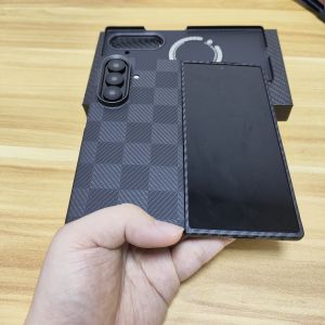 For Samsung Galaxy Z Fold 8 ultra 7 6 w26 case 100%Aramid Real Carbon Fiber Kevlar Cover Ultra-Thin Lightweight Armor Protective