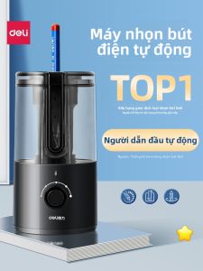 deli | Electric Automatic Pencil Sharpener for Kids