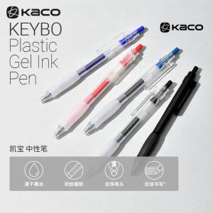 Kaco Keybo Neutral Pen for Office Use Signature Note Taking High Capacity Black Ink Core Quick Dry Red Pen for Students