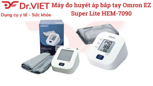 Máy đo huyết áp bắp tay Omron EZ Super Lite HEM-7090 hỗ trợ đo huyết áp và nhịp tim tại nhà nhanh chóng thuận tiện. Thiết kế nhỏ gọn dễ sử dụng phù hợp cho người cao tuổi và người cần theo dõi huyết áp thường xuyên