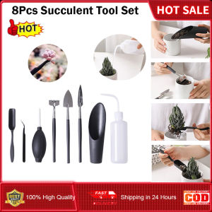 Black Edition Gardening Tool Set Terrarium Succulent Plants DIY Tools Garden Planting Tool Kit