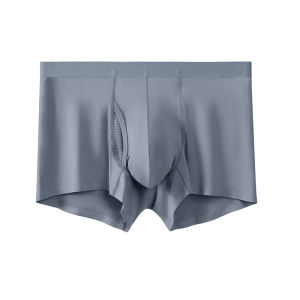 Men Split U Shaped Pouch Breathable Briefs Shorts Underwear Large Size Comfort Fit Support Active Daily Wear Boxer Trunks