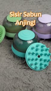 Hobilic Sisir Sabun Mandi Anjing Kucing 2 in 1 Sisir Sabun Shampoo Bulu Rontok Kucing Anjing Hewan