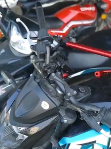 บาร์มอเตอร์ไซค์ ยึดรูกระจก ปรับขนาดได้ น้ำหนักเบา ใช้กันอย่างแพร่หลาย