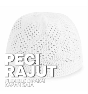 Peci Rajut Putih
