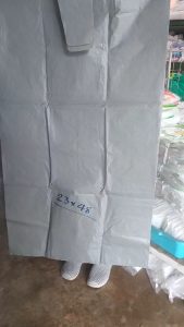 ถุงหิ้วหนาพิเศษ ใบใหญ่พิเศษ 23x48 นิ้ว แพคละ 1 กก. มีขนาดเล็ก 20x44 นิ้ว