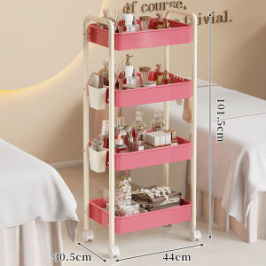 QINQI | Cosmetic Salon Rolling Storage Rack Multi-layer Shelves
