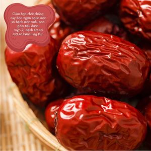 Táo Đỏ Sấy Khô Thượng Hạng Tofood Táo đỏ Tân Cương Không Đường Quả To Loại 1 Trái Cây Sấy Dẻo Nguyên Vị