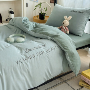 MANCAI | Water Washed Cotton Bedding Set 6 Pieces