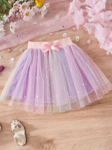 Princess Style Short Skirt Baby Girls Half-length Fluffy Tulle Skirt Fashionable Spring Summer Season New Arrival Childrens Clothing