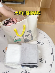 Blanket Storage Bag Moving Bag Clothes Quilt Closet Organizer Portable Travel Bag Large Capacity Moving Packing Tote Bag Durable Handbag Luggage Pack