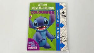 Disney Stitch Never Ending Colouring Book For Kids