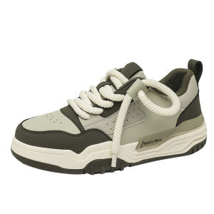 NUDANLAI | Trendy Design Green Sneakers for Men
