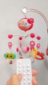 YQ Baby Bed Bell Infant Crib Toys Musical Toys for Baby Hanging Baby Toys Plastic Kids Hanging Set