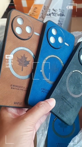 Case Maple Magnetic For Xiaomi Poco F7 Pro / Poco F7 Ultra Softcase Leather Magsafe Hoha acc