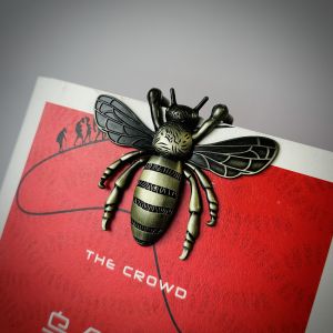 Vintage Bronze Bee Butterfly Dragonfly Book Page Clips Middle-Age Notebook Clips Business Supplies Stationery Metal Clips