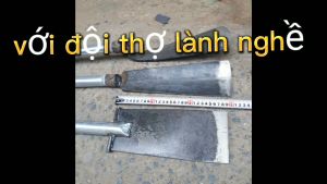 thuổng rầm mai thép . được làn 100%100 bằng nhíp xe có cán típ phi 34 được hàn liền với lưới tổng chiều dài 13 m sản phẩm như hình