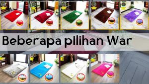 (Anti - Slip) Sajadah bulu rasfur polos ukuran 115 cm x 65 cm isi busa Royal foam
