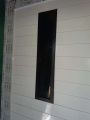 pintu aluminium ukuran 90 x 200, kusen pintu aluminium kombinasi kaca, pintu full aluminium spanrell lengkap tinggal pasang aja. 