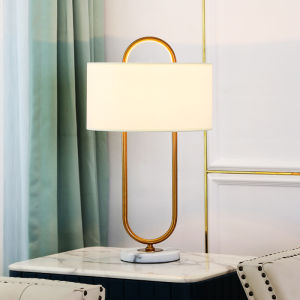 💥Dream Best🔥 Nordic Simple Bedroom Bedside Table Lamp Designer Fashion Villa Model Room Study Modern Marble Desk Lamp for Room