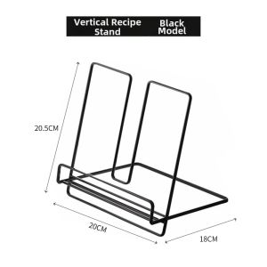 Multifunctional Display and Storage Rack Foldable Iron Bookstand