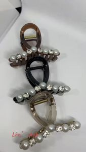 Jeday silang mutiara mata blink / hiasan kepala wanita / penjepit rambur wanita lin110