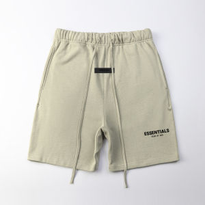 Quần Short in Họa Tiết FOG EssentialsZone Mùa Hè 2023 Quần Short Cotton Thoải Mái Có Dây Rút Quần Short Thường Ngày Cho Nam