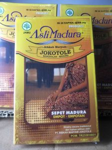 Jamu Madura "Empot empot" Sepet Madura kemasan dus isi 24 kapsul PT Ripkah Maryam Jokotole