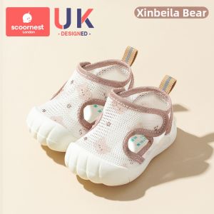 KESCOORL | Soft Bottom Mesh Baby Sandals Walking Shoes