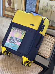 New Oxford Fabric Lightweight Travel Suitcase Womens 20 Boarding Pull Rod 28 Inch Large Capacity Moving Abroad Luggage Box